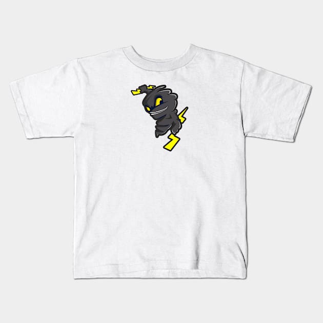 THUNDER CLOUD Kids T-Shirt by ijahmarfaidah